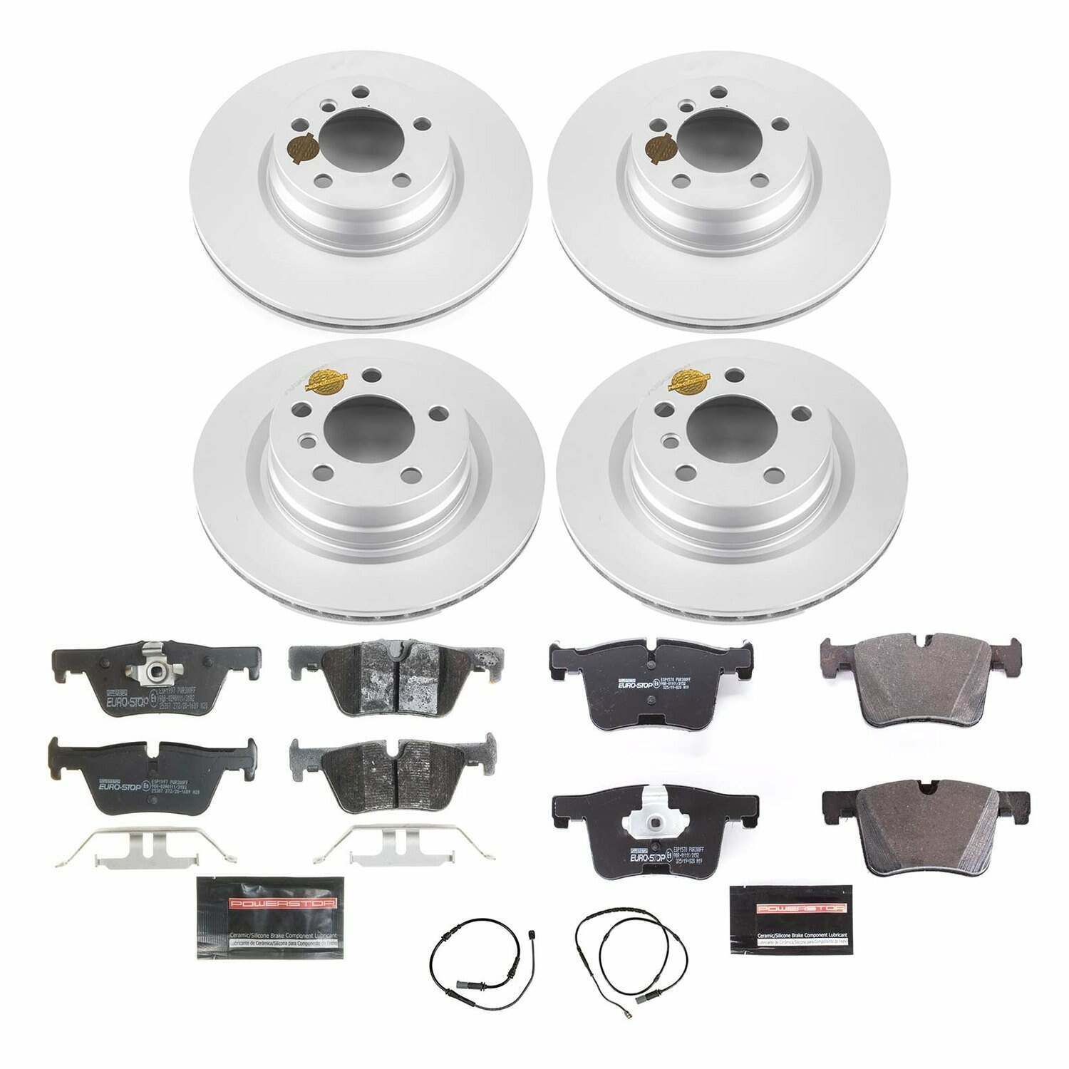 Power Stop 14-15 BMW 228i Front & Rear Euro-Stop Brake Kit - ESK6853