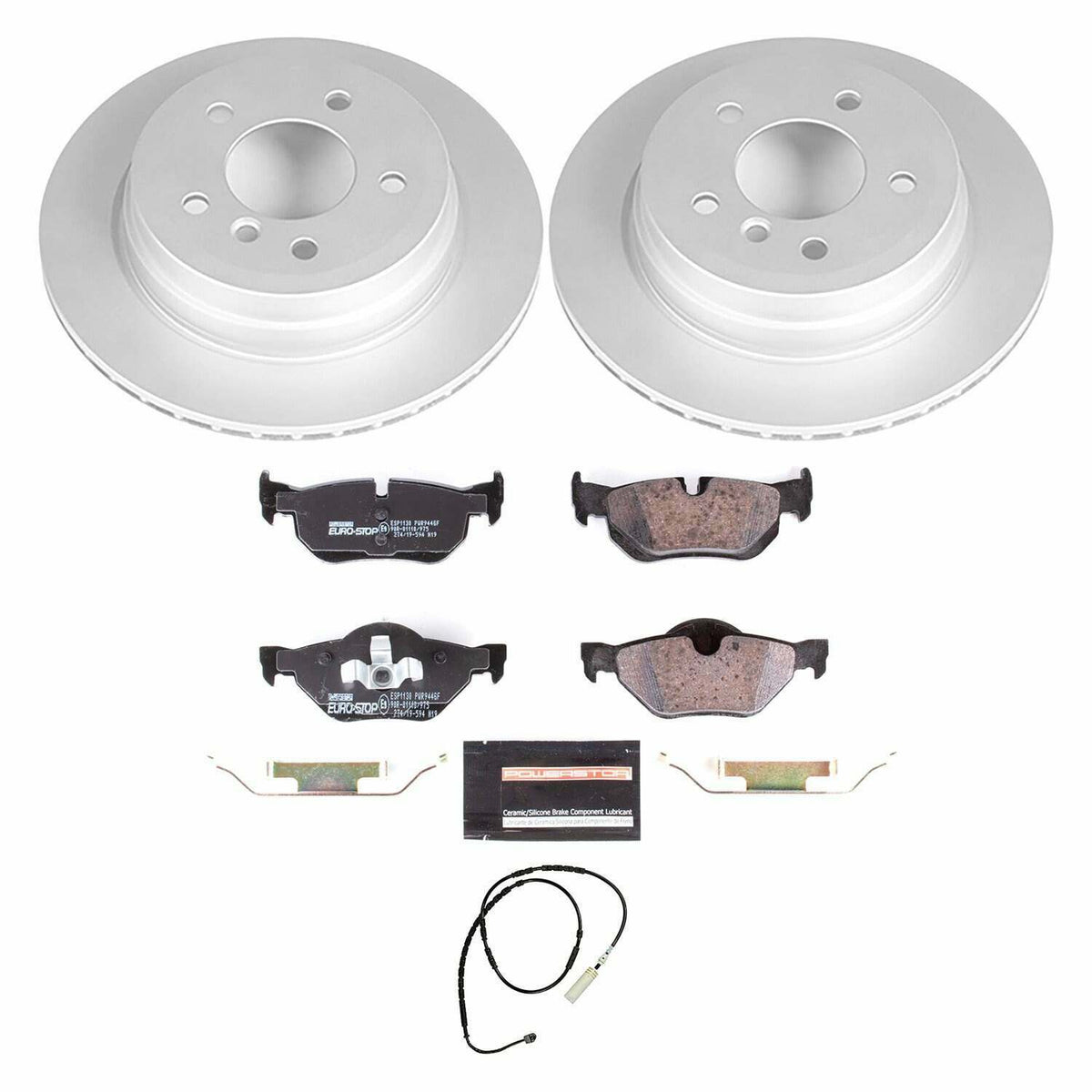 Power Stop 13-15 BMW X1 Rear Euro-Stop Brake Kit - ESK7008