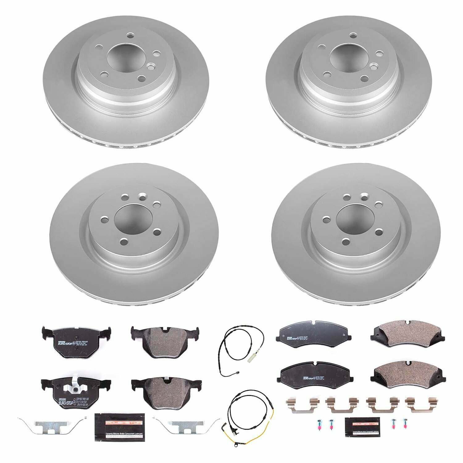 Power Stop 13-15 BMW X1 Rear Euro-Stop Brake Kit - ESK7009