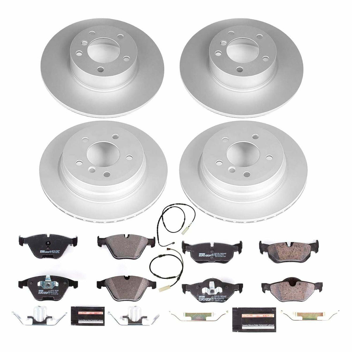 Power Stop 13-15 BMW X1 Front & Rear Euro-Stop Brake Kit - ESK7024