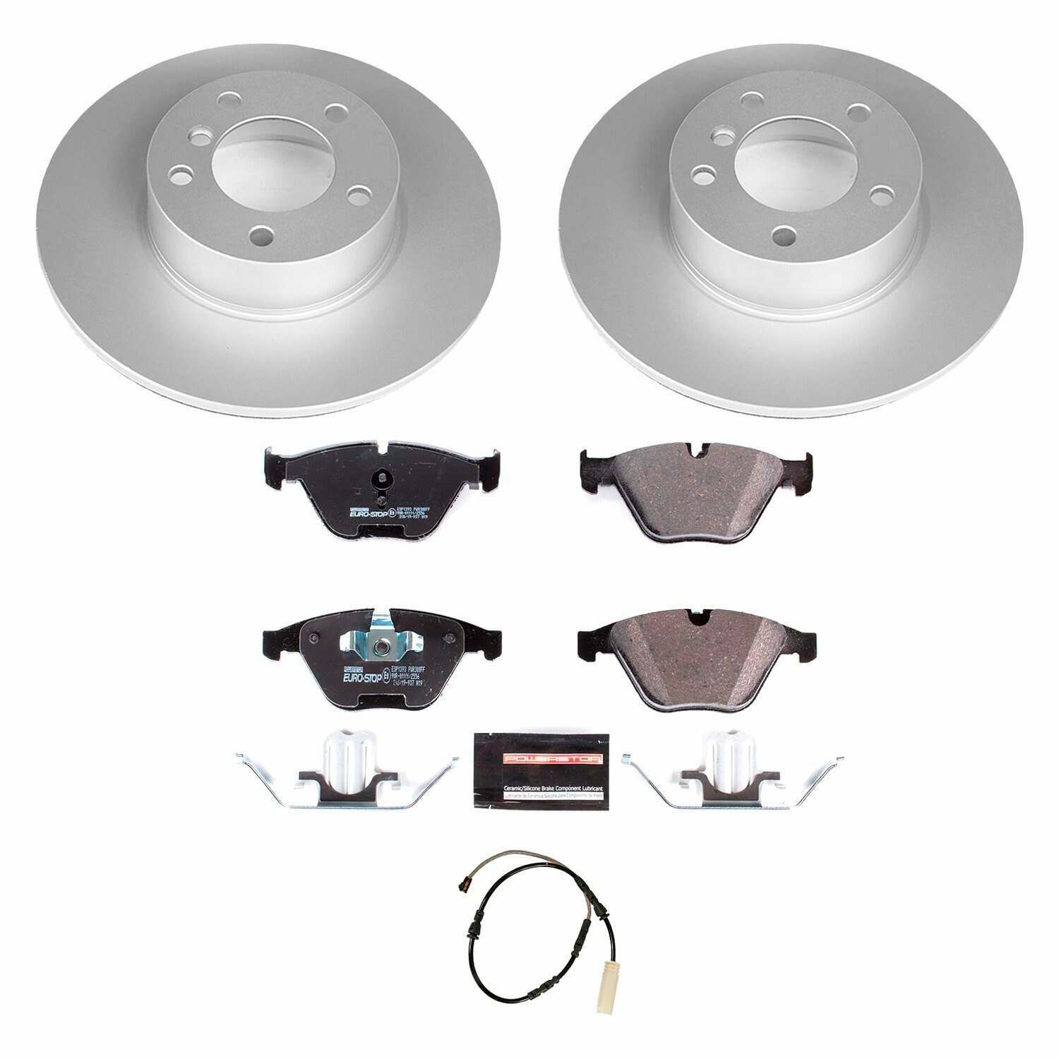 Power Stop 13-15 BMW X1 Front Euro-Stop Brake Kit - ESK7026