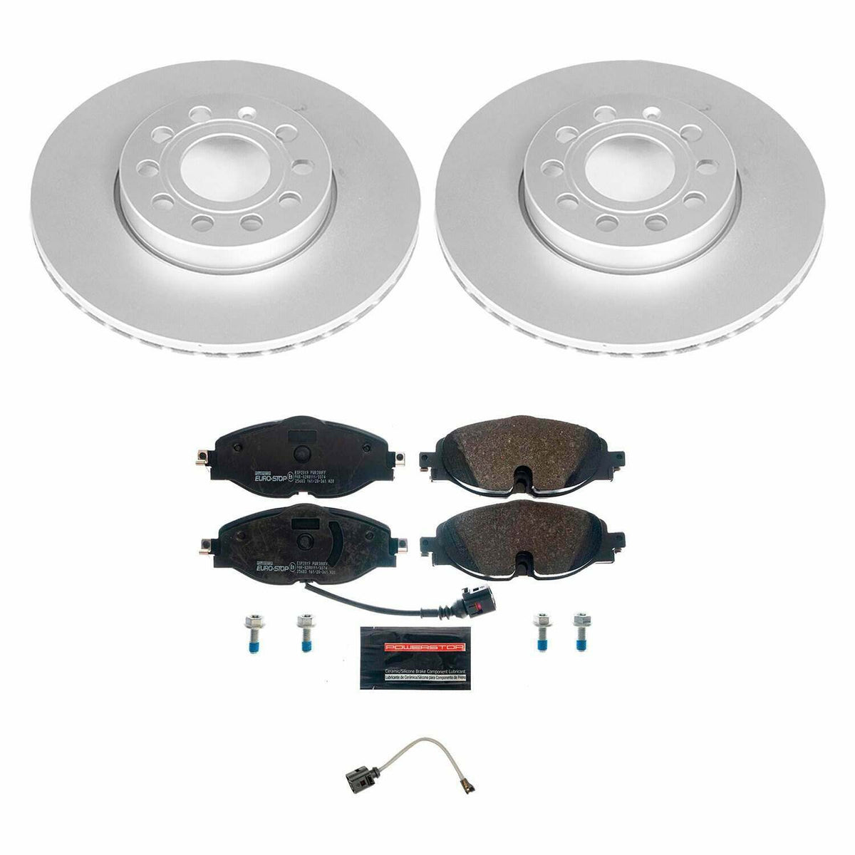 Power Stop 15-18 Audi A3 Front Euro-Stop Brake Kit - ESK7080