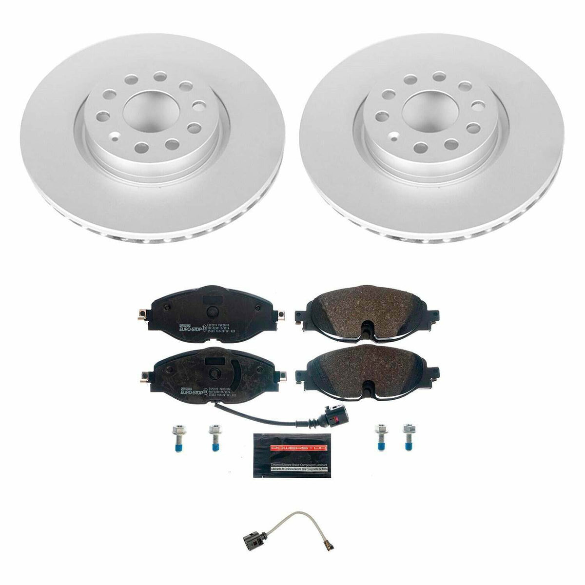 Power Stop 15-18 Audi A3 Front Euro-Stop Brake Kit - ESK7082