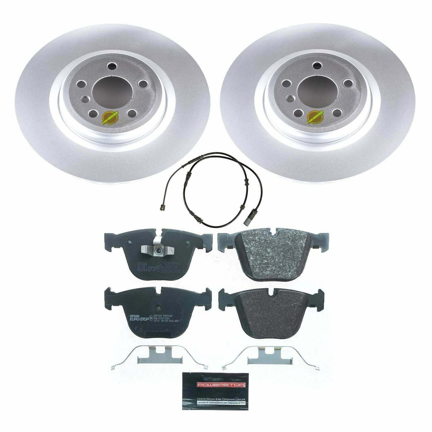Power Stop 11-15 BMW 750Li Rear Euro-Stop Brake Kit - ESK7087