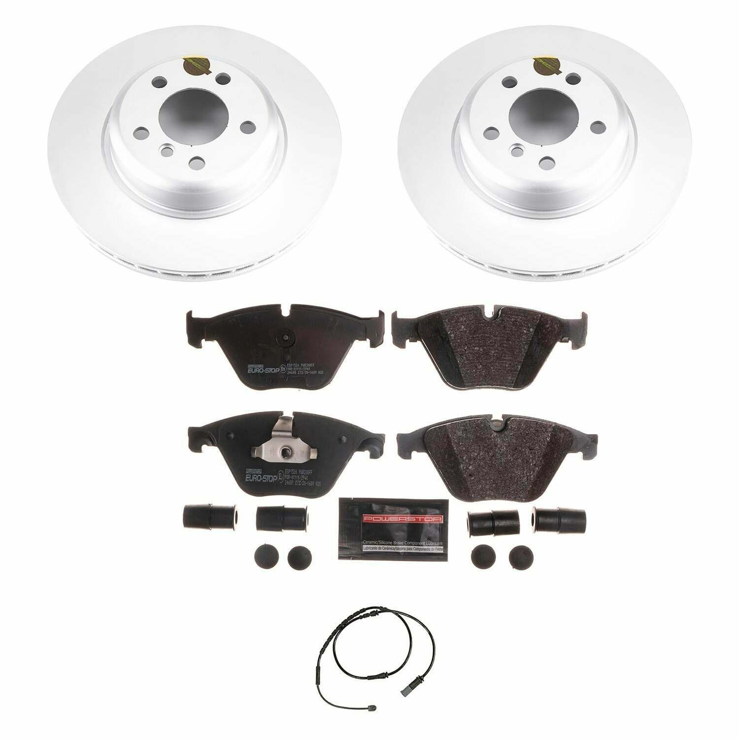 Power Stop 14-16 BMW 528i Front Euro-Stop Brake Kit - ESK7163