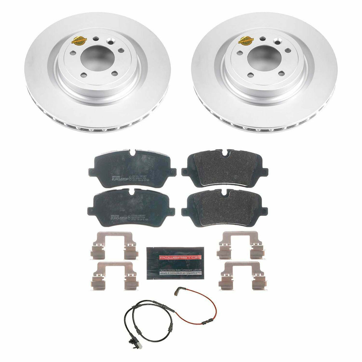 Power Stop 2017 Land Rover Discovery Rear Euro-Stop Brake Kit - ESK7174