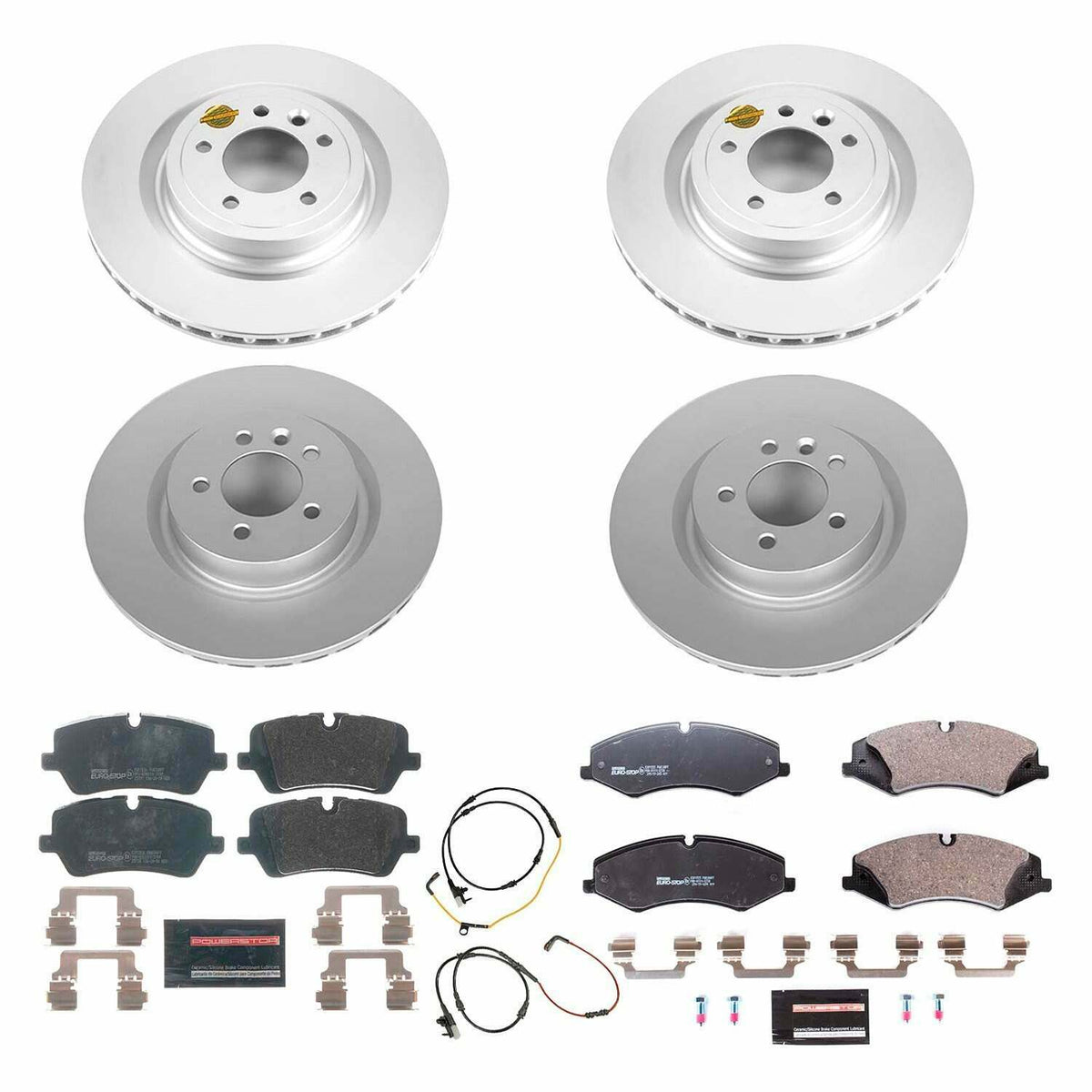 Power Stop 2017 Land Rover Discovery Front & Rear Euro-Stop Brake Kit - ESK7260