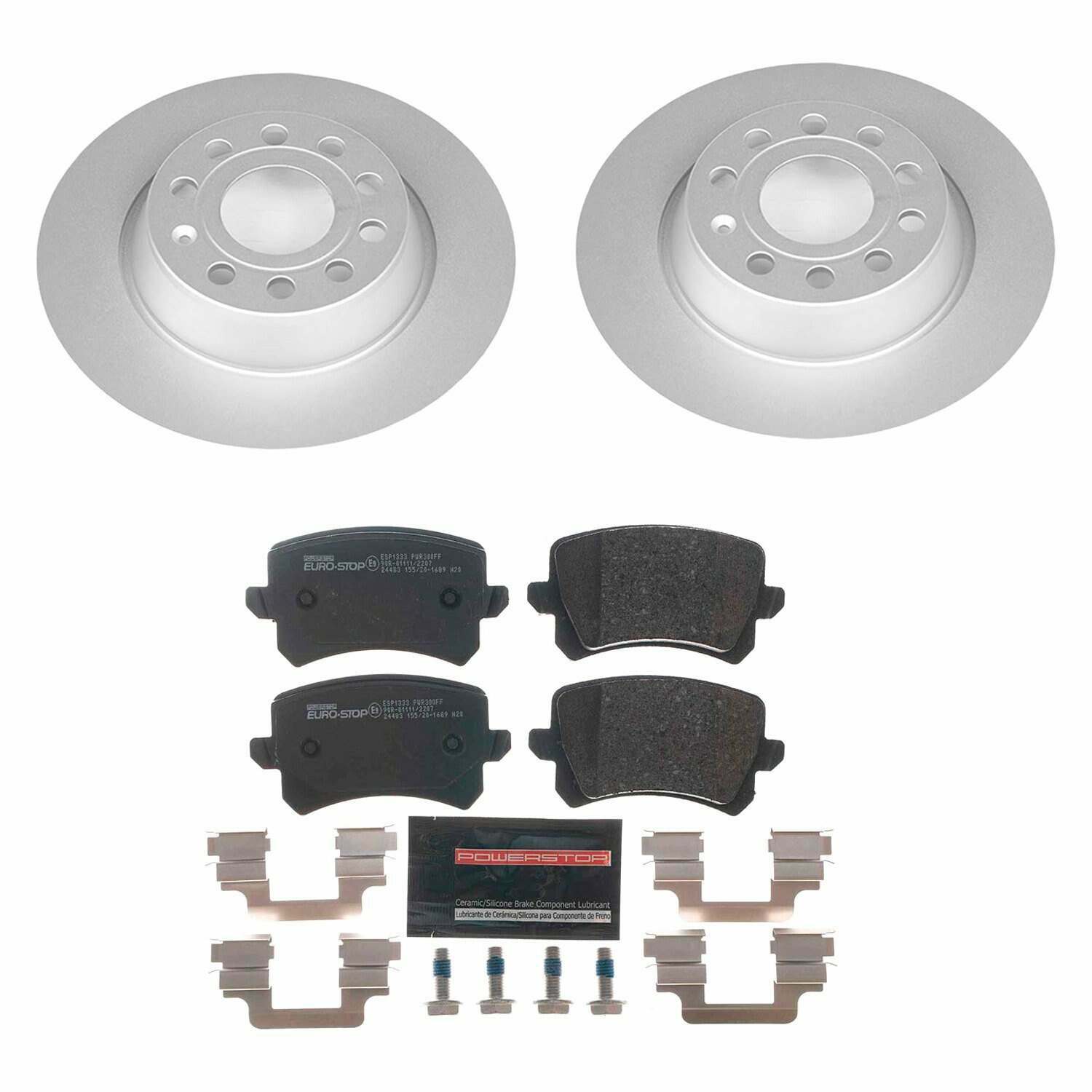 Power Stop 2015 Audi Q3 Rear Euro-Stop Brake Kit - ESK7324
