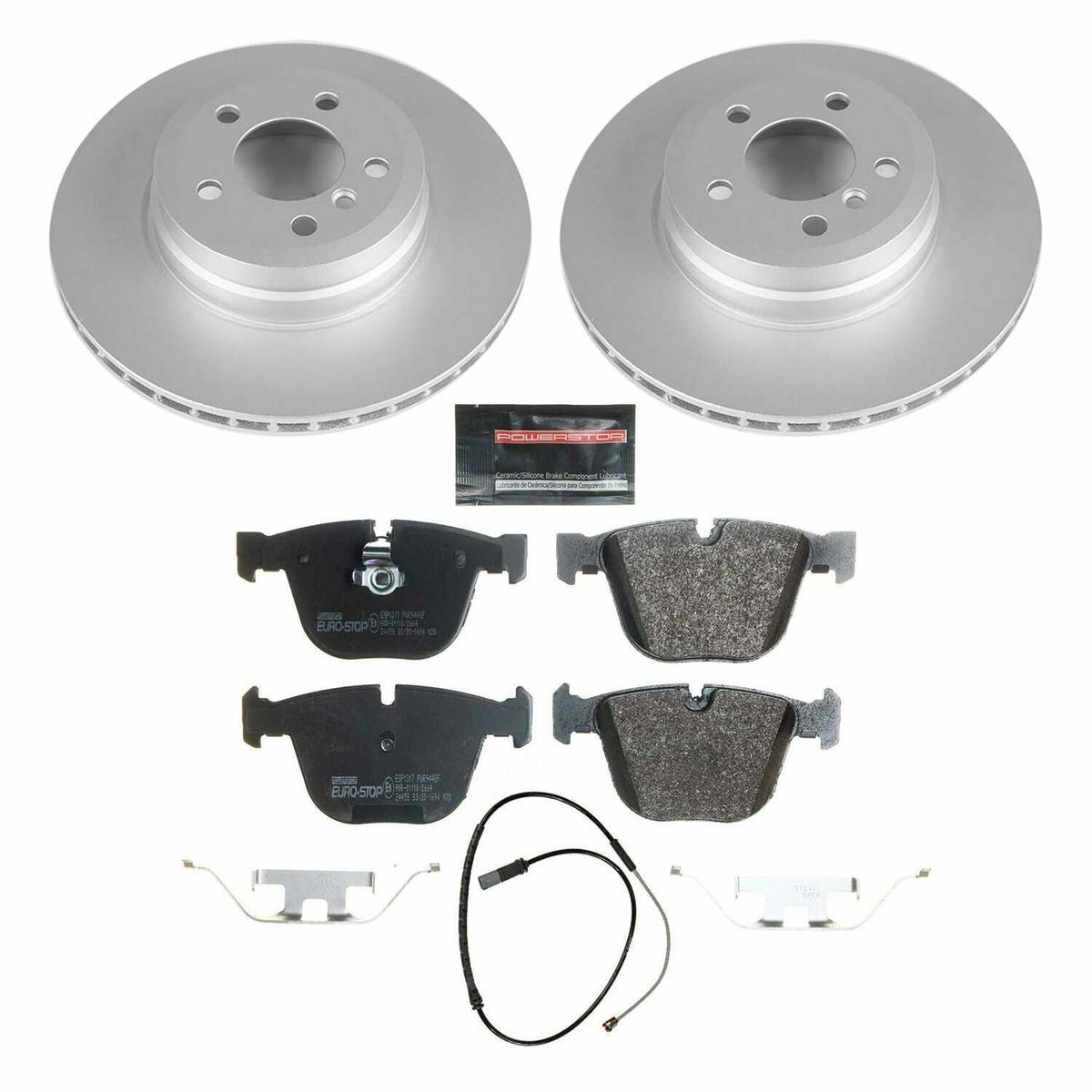 Power Stop 16-18 BMW X5 Rear Euro-Stop Brake Kit - ESK7430