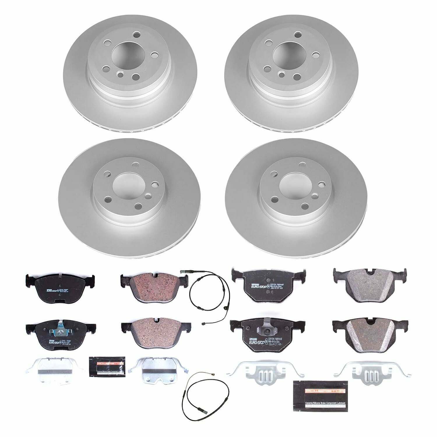 Power Stop 16-18 BMW X5 Front & Rear Euro-Stop Brake Kit - ESK7500