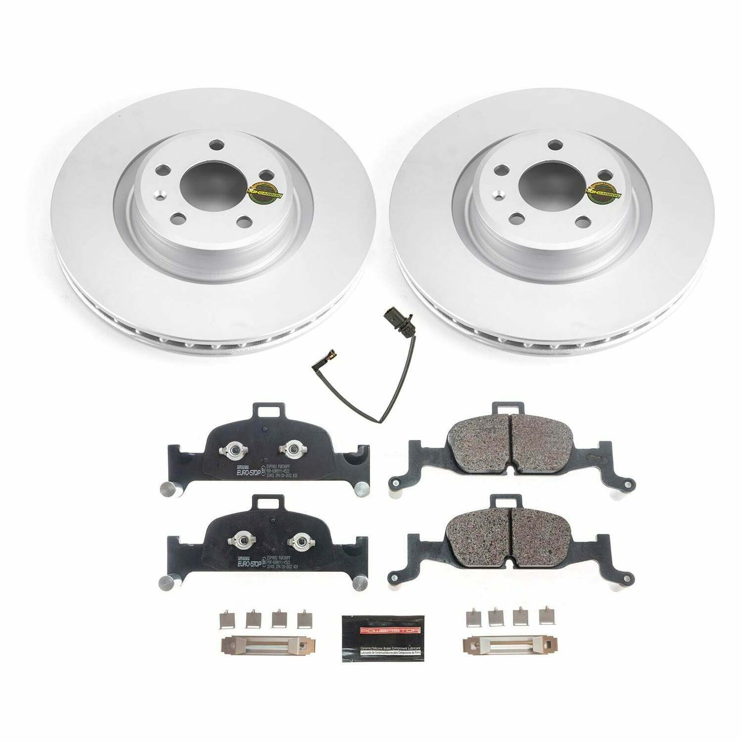 Power Stop 17-19 Audi A4 Front Euro-Stop Brake Kit - ESK7648