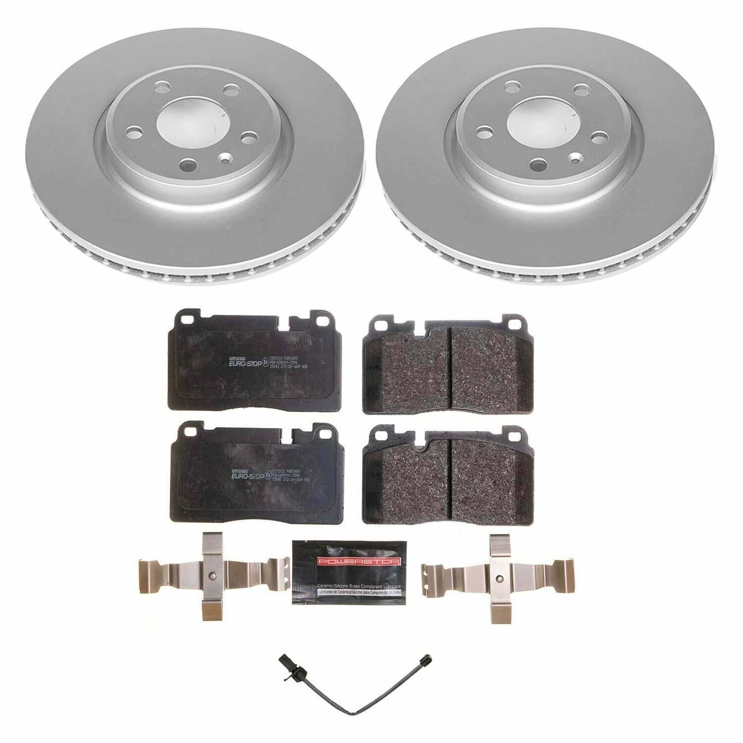 Power Stop 14-17 Audi Q5 Front Euro-Stop Brake Kit - ESK7653