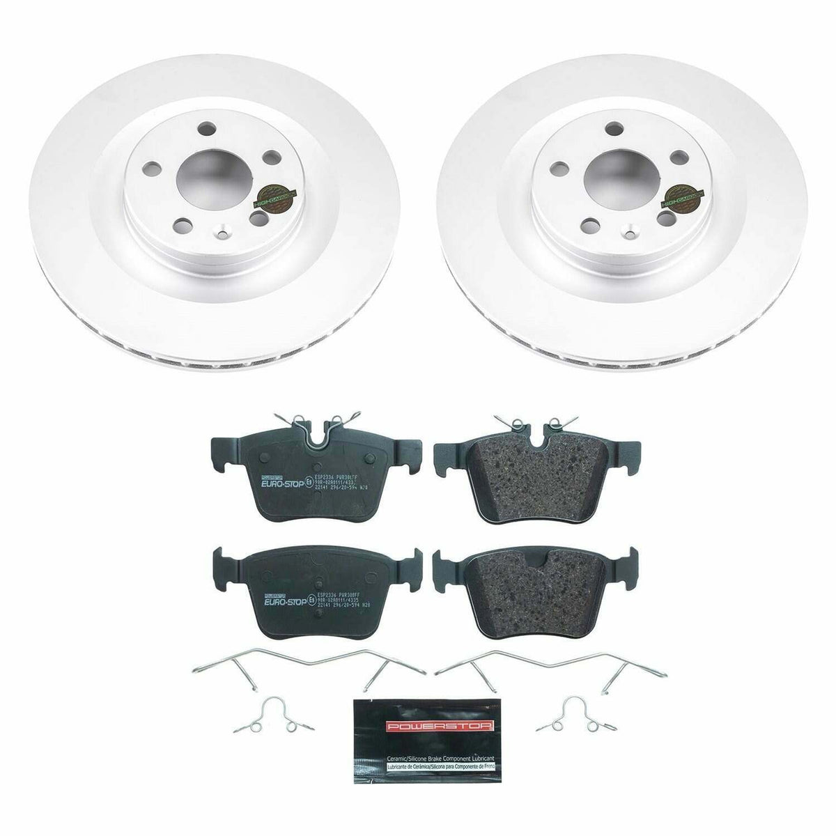 Power Stop 19-20 Volvo S60 Rear Euro-Stop Brake Kit - ESK7757
