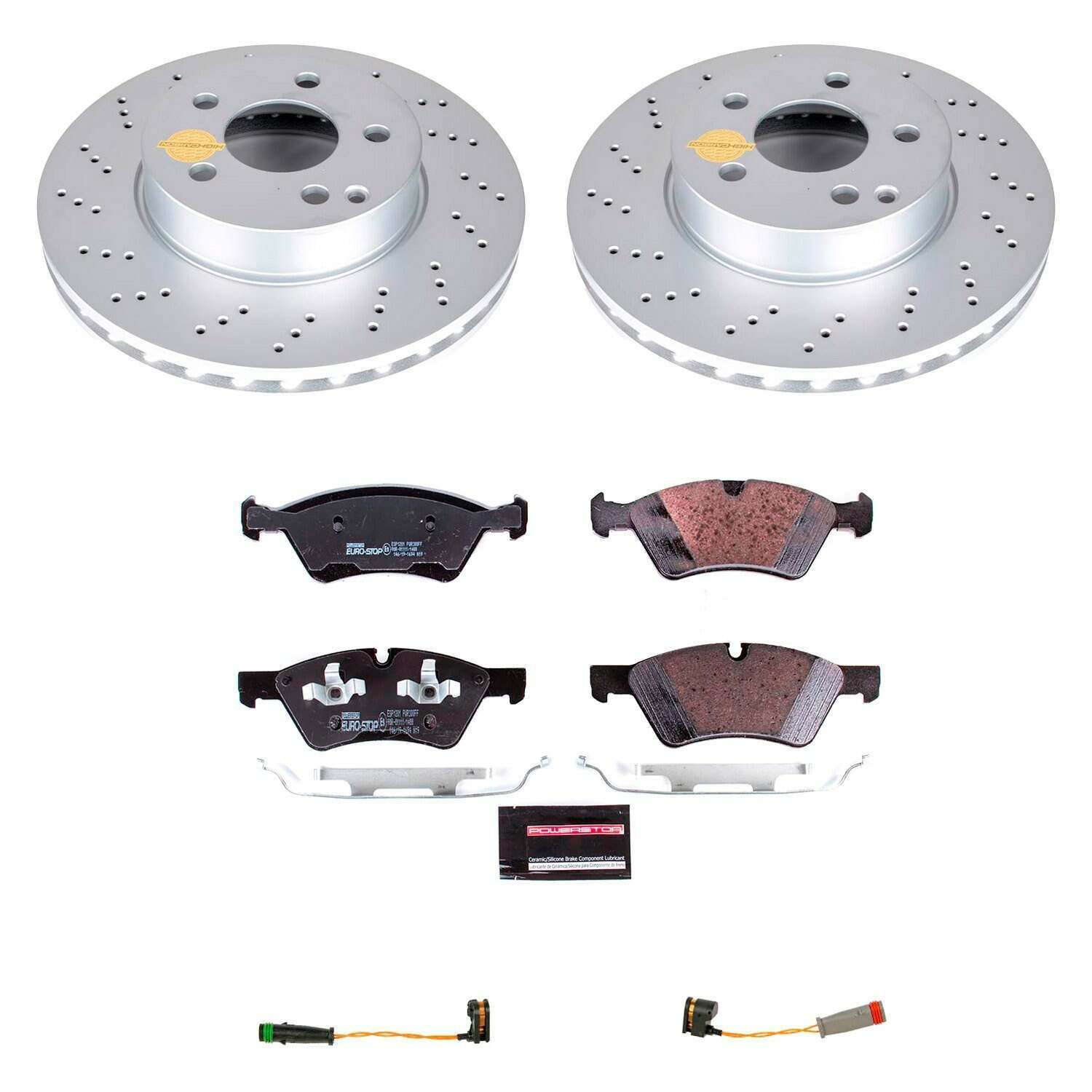 Power Stop 2006 Mercedes-Benz E500 Front Euro-Stop Brake Kit - ESK7768