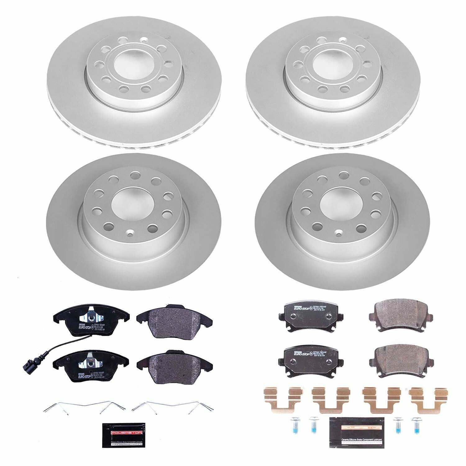 Power Stop 2010 Volkswagen Golf Front & Rear Euro-Stop Brake Kit - ESK7837