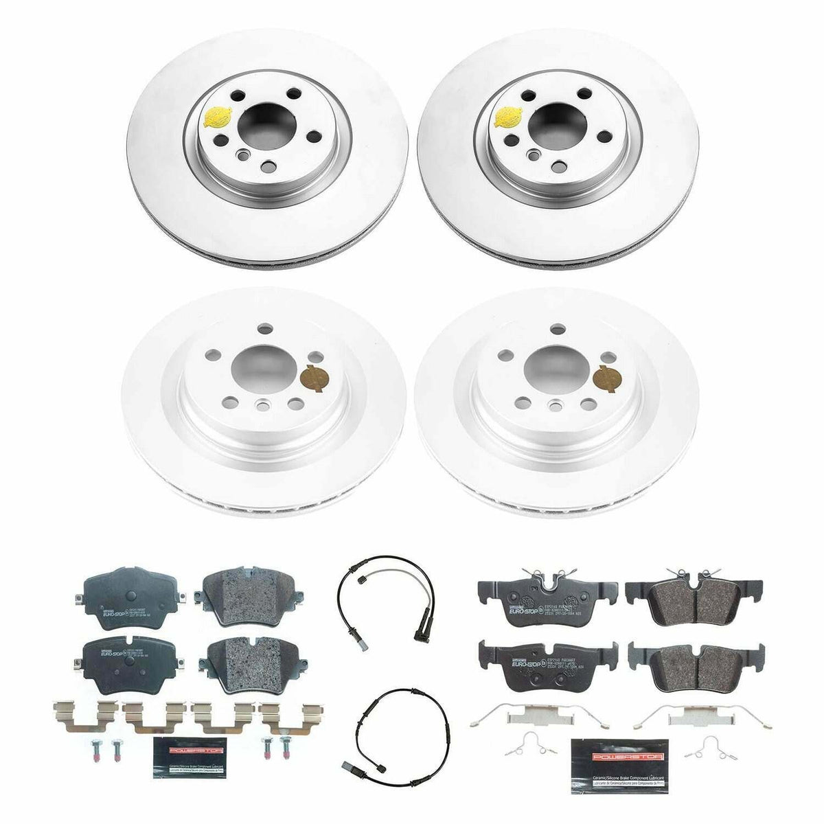 Power Stop 16-20 BMW X1 Front & Rear Euro-Stop Brake Kit - ESK7916