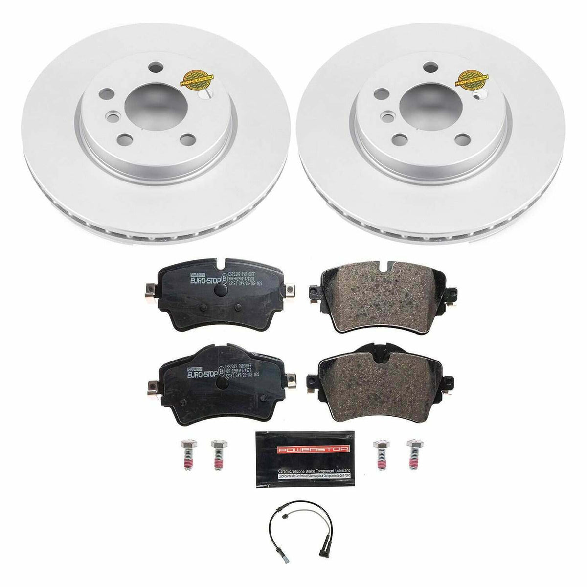 Power Stop 16-19 Mini Cooper Clubman Front Euro-Stop Brake Kit - ESK7979