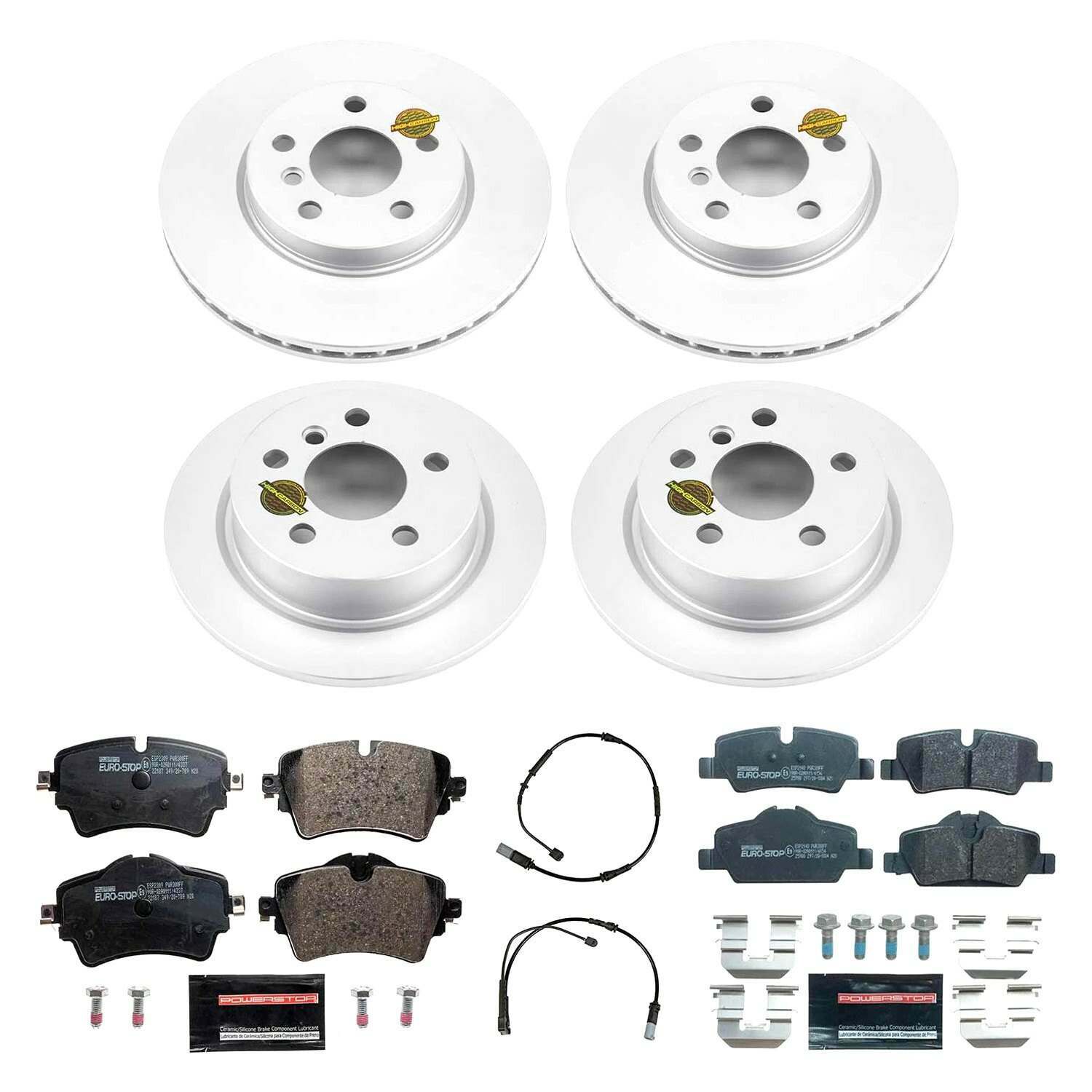 Power Stop 14-21 Mini Cooper Front & Rear Eurostop Brake Kit - ESK7981