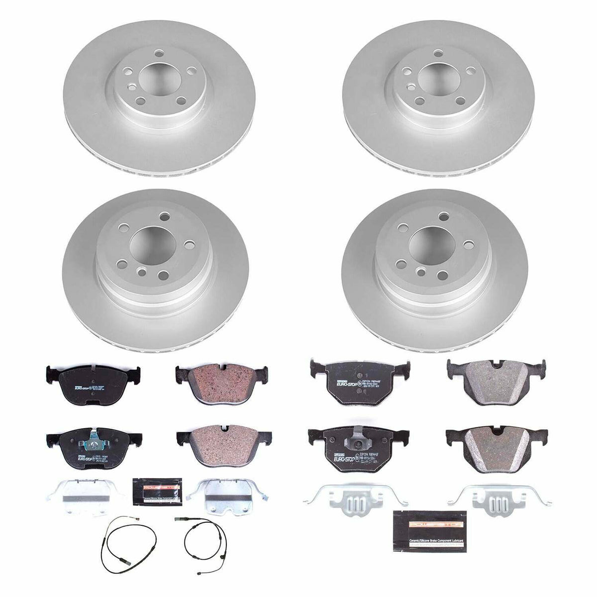 Power Stop 16-18 BMW X5 Front & Rear Euro-Stop Brake Kit - ESK7996