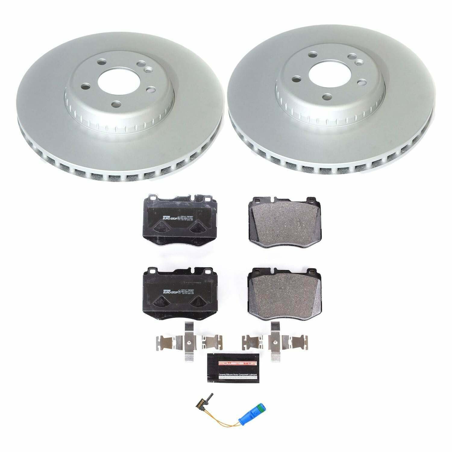 Power Stop 2017 Mercedes-Benz E300 Front Euro-Stop Brake Kit - ESK8073