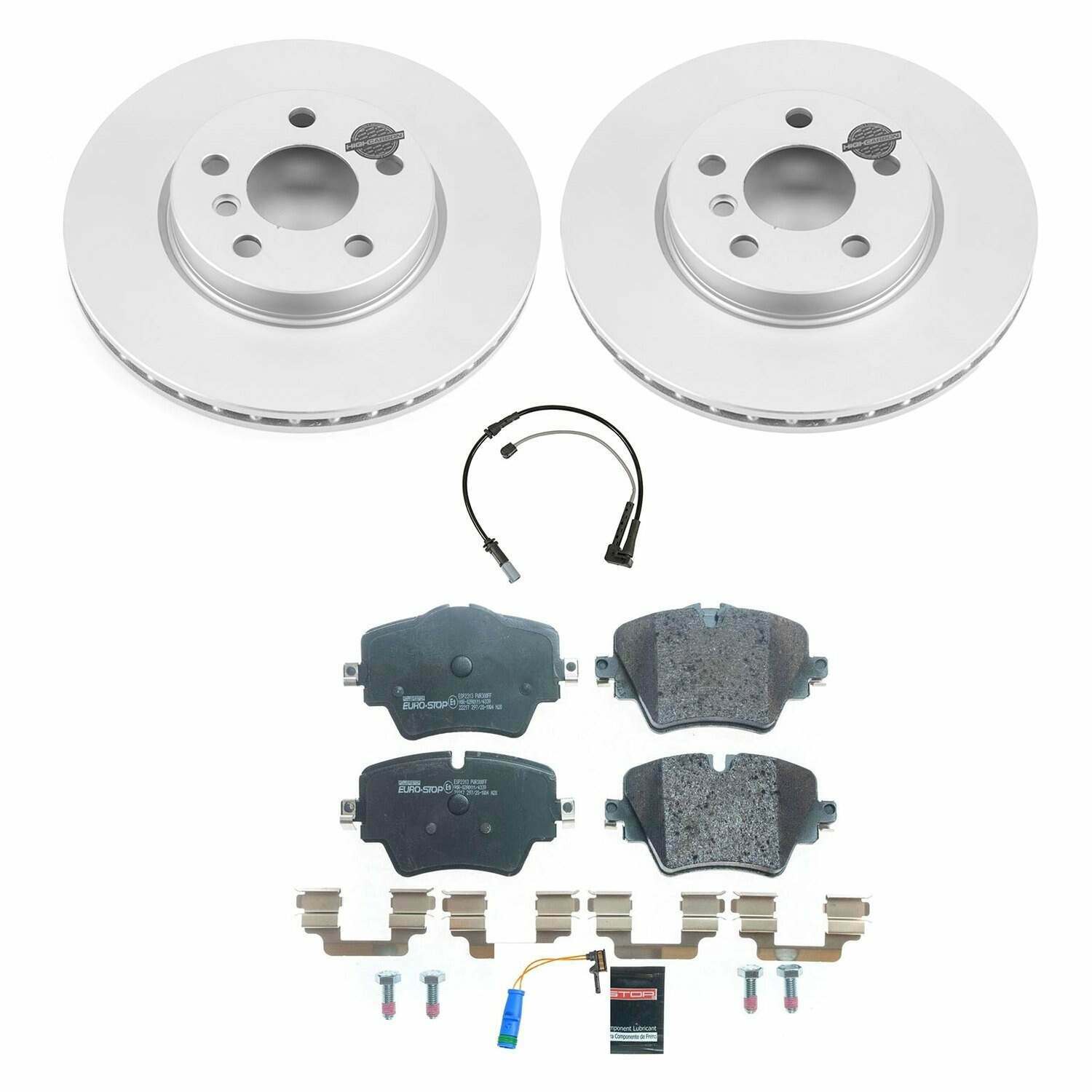 Power Stop 2019 Mini Cooper Clubman Front Euro-Stop Brake Kit - ESK8323