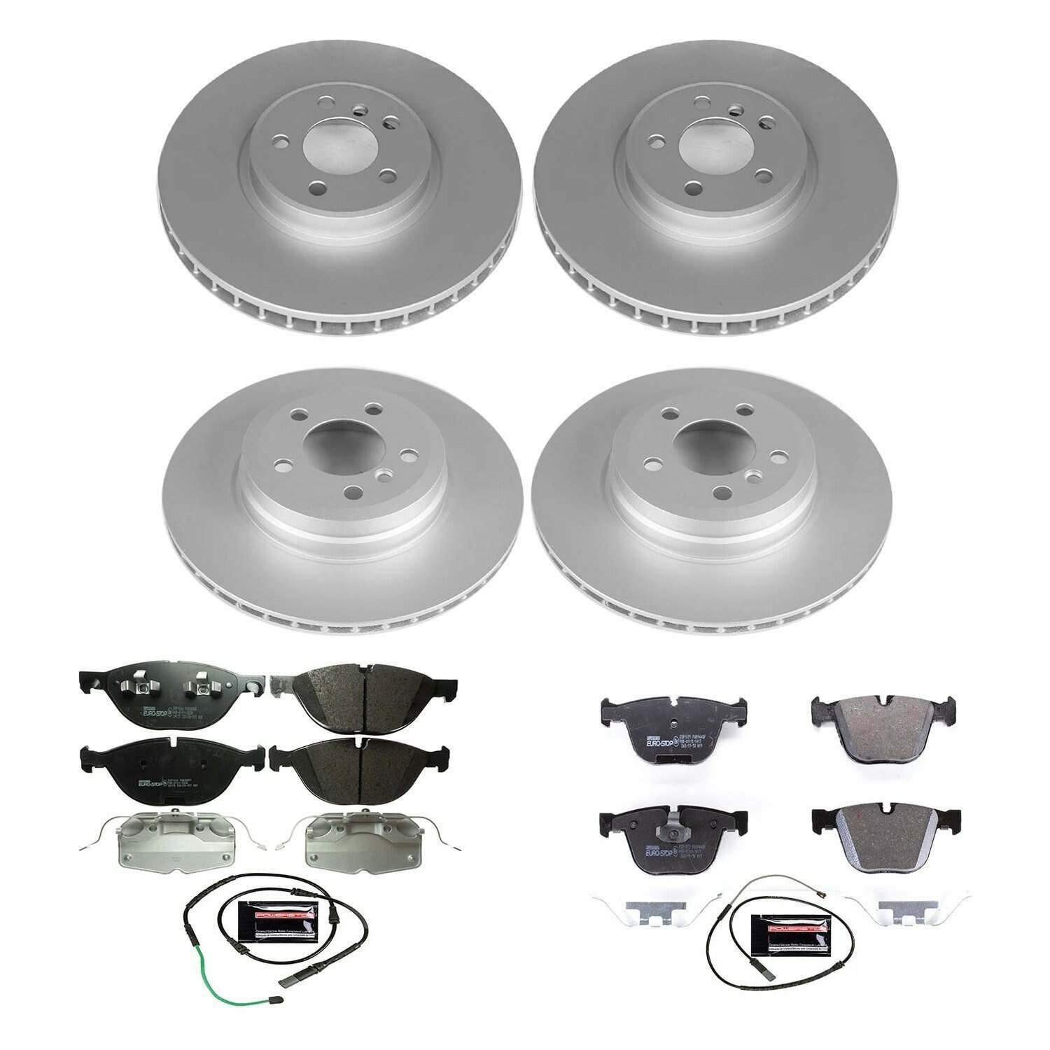Power Stop 2019 BMW X6 Front & Rear Euro-Stop Brake Kit - ESK8442