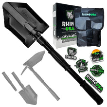 Rhino USA Rhino Usa Straight Handle Recovery Shovel W/Pick - RNO-ETOOL-3