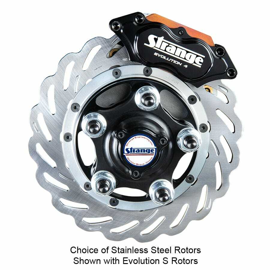 Strange Engineering 40 spl Hybrid Spindle floater kit for 5" BC with stainless steel brake kit - F22065