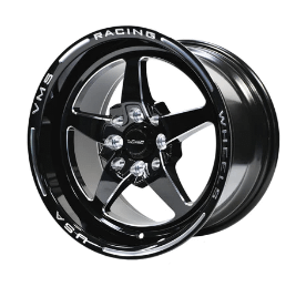 VMS Racing 15x8" + 20 Offset Front or Rear Drag Race V-Star 5 Lug Wheel - 5x100 / 5x120.7  - VWST062