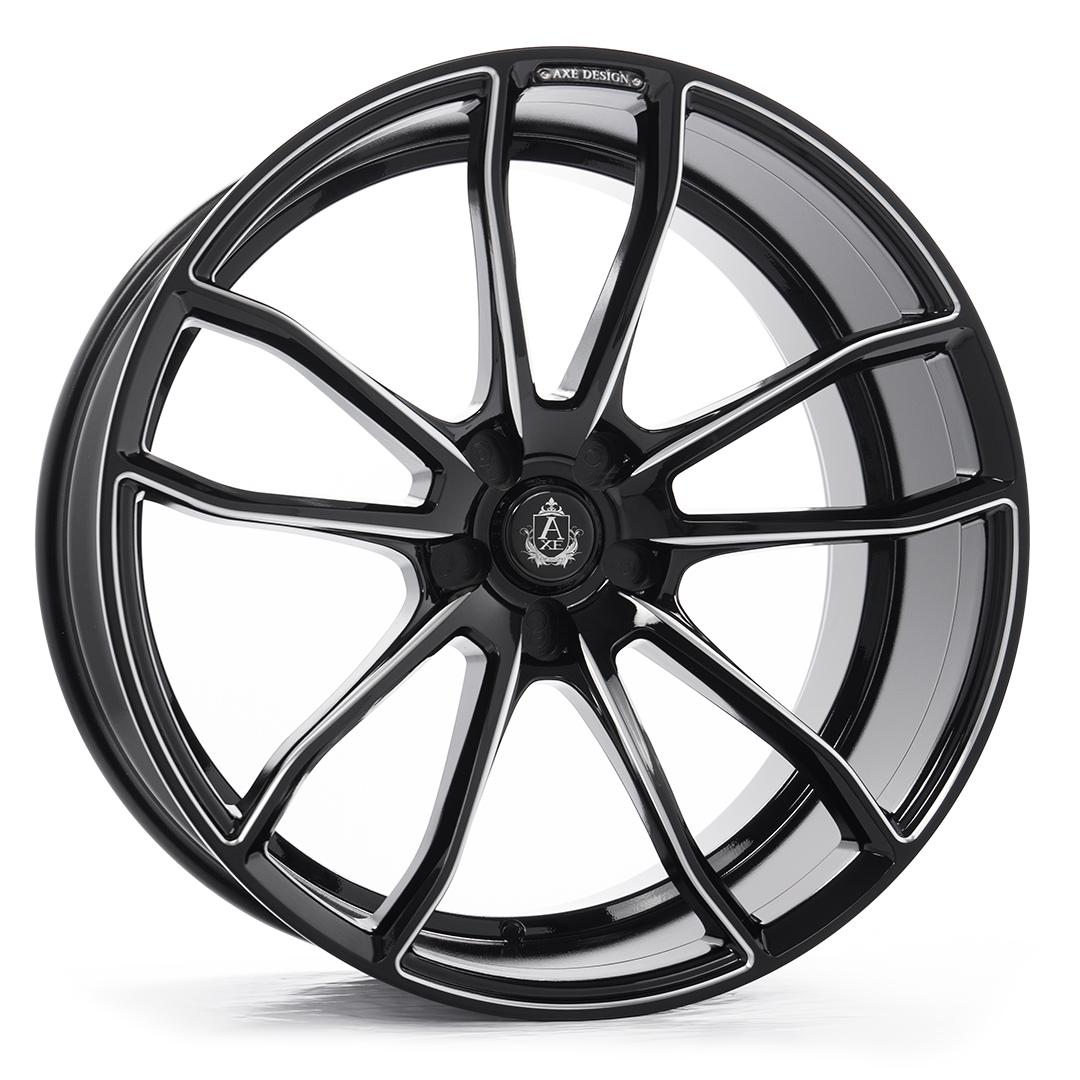 Axe Design EX33 Wheel 22x9 with 5x112 BP - 922BLNK35EX33BLW-5x112