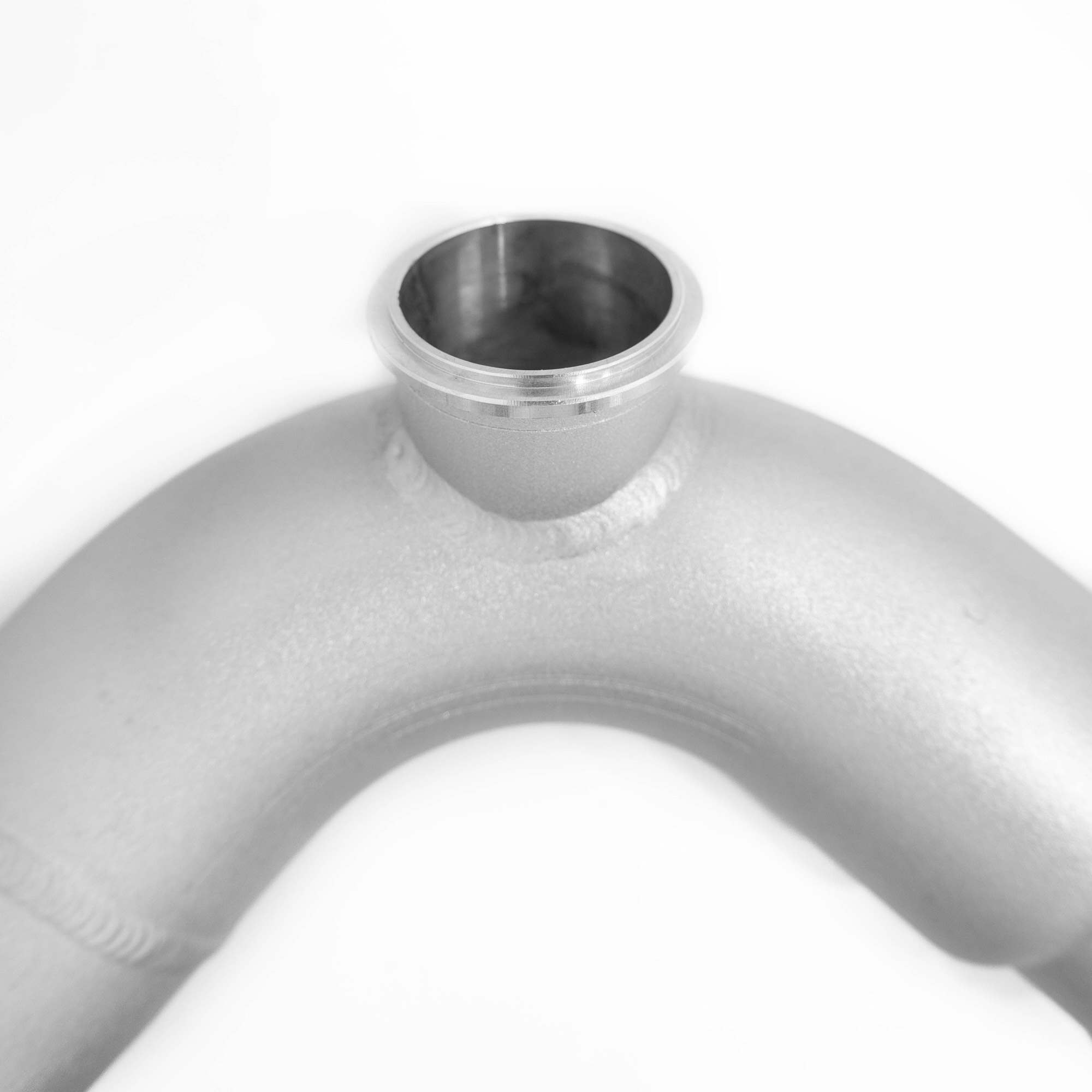 CP-E METHCharge Cold Side Aluminum Charge Pipe - Satin Black (2020-2024 Explorer ST) - FDMC00008B