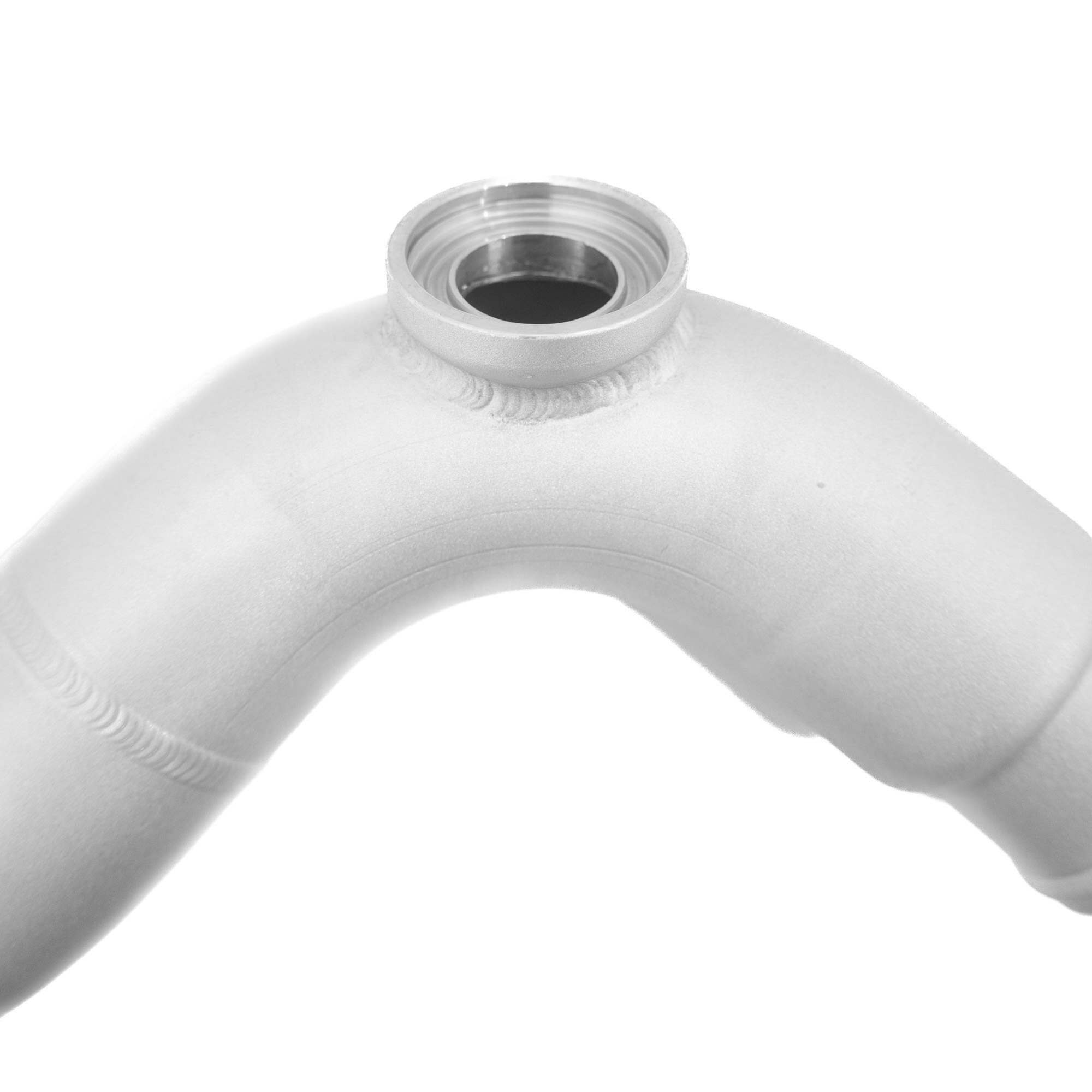 CP-E METHCharge Cold Side Aluminum Charge Pipe - Satin Black (2020-2024 Explorer ST) - FDMC00008B