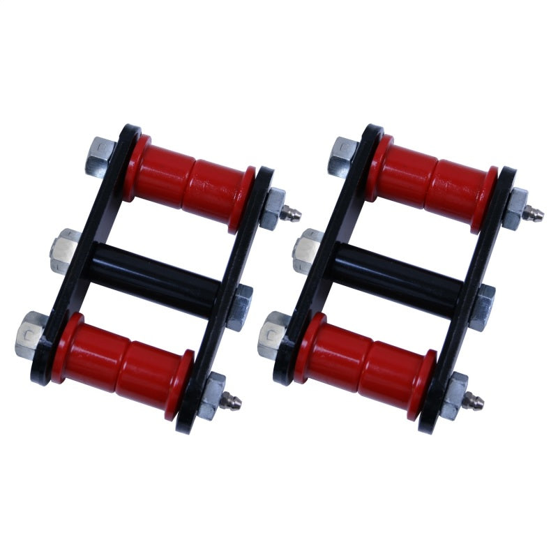 Rugged Ridge Suspension Leaf Spring Shackle Kit Front Hd Greaseable; 76-86 Cj - 18265.08