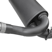 AFE Rebel Series 2-1/2 IN 409 Stainless Steel Cat-Back Exhaust System w/ Black Tips - 49-48062-B