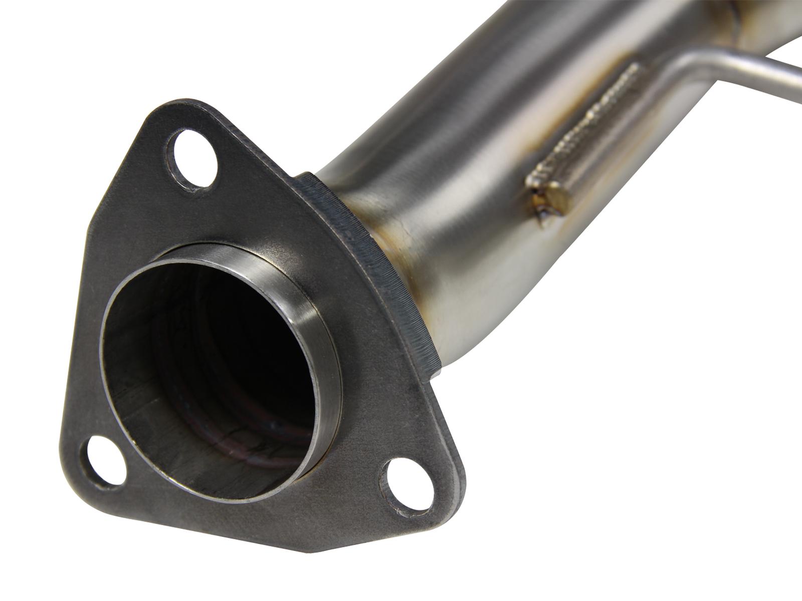 AFE Takeda 1-3/4 IN to 2-1/4 IN 304 Stainless Steel Axle-Back Exhaust w/ Polish Tips (2013-2017 Accord, Accord) - 49-36604