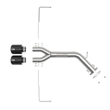 AFE Takeda 3 IN to 2-1/2 IN 304 Stainless Steel Axle-Back Exhaust w/ Black Tip (Hyundai Veloster 19-20 L4-1.6L (t)) - 49-37012-B