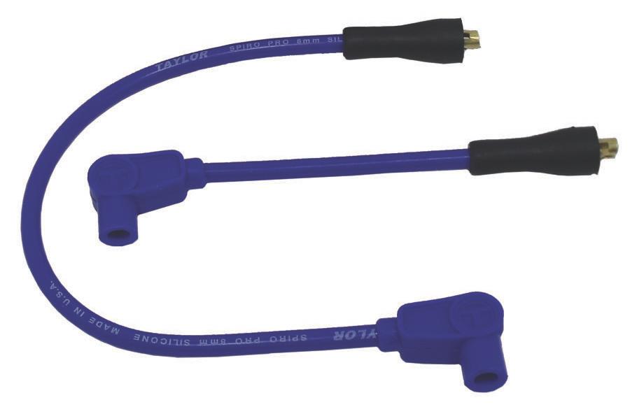 TAYLOR CABLE 8mm Spiro-Pro blue 16/7in custom MC 90 Spark Plug Wires - 10630