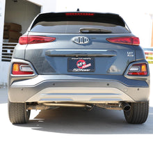 AFE Takeda 2-1/2 IN 304 Stainless Steel Axle-Back Exhaust w/o Muffler Black Tips Hyundai Kona 18-23 L4-1.6L (t) - 49-37017NM-B