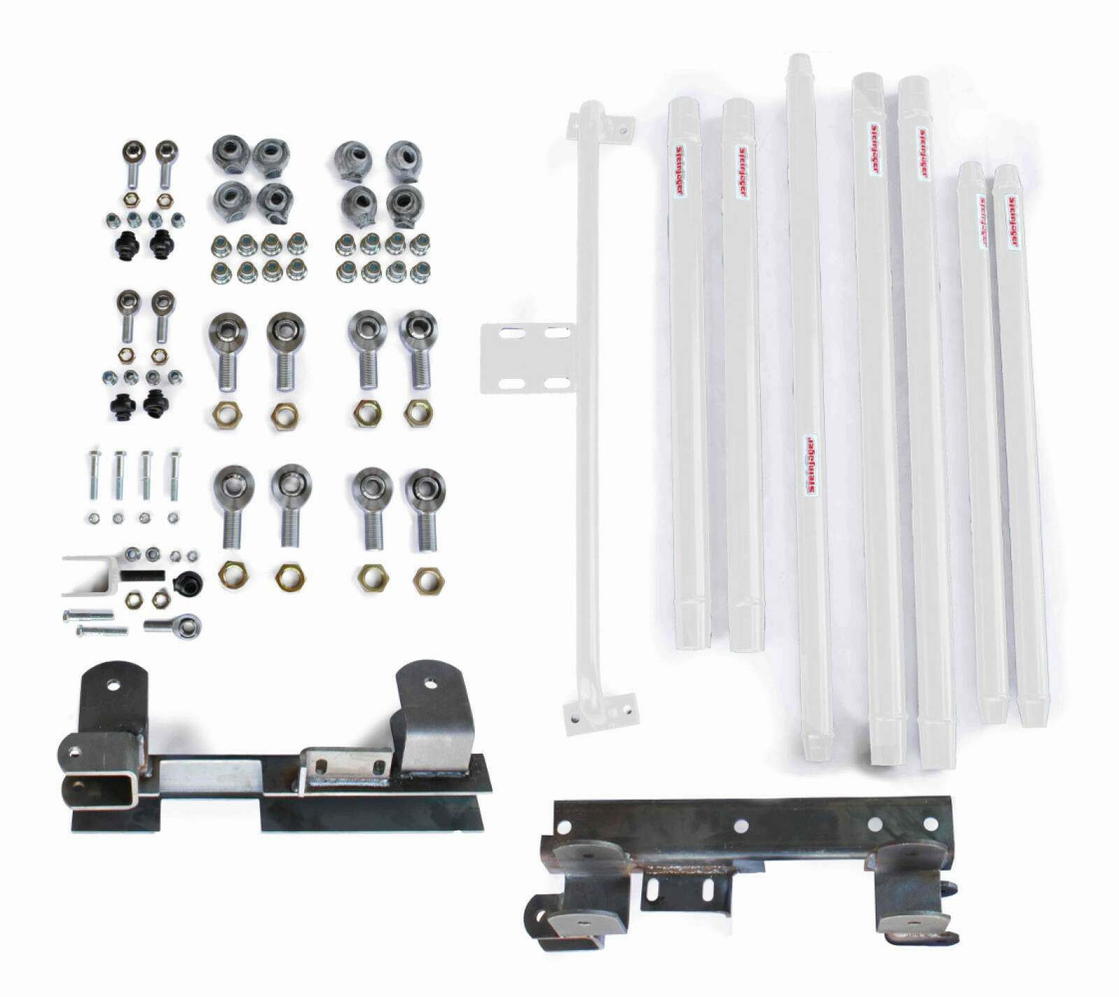 Steinjager Suspensions Wrangler TJ 1997-2006 Long Arm Travel Kit DOM Tubing, Manual Transmission Cloud White - J0046025