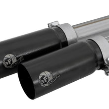 AFE Rebel Series 3 IN to 2-1/2 IN 409 Stainless Steel Cat-Back Exhaust w/ Black Tip - 49-44098-B