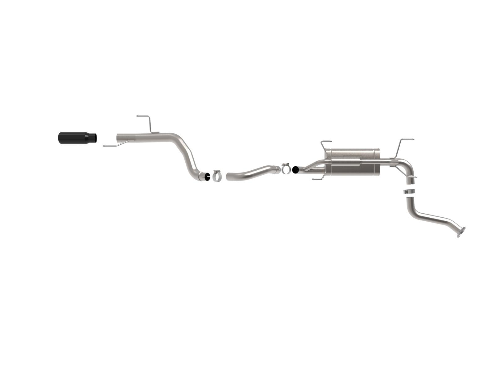 AFE Vulcan Series 2-1/2 IN Stainless Steel Cat-Back Exhaust w/Polished Tip (2025 4Runner) - 49-36080-B
