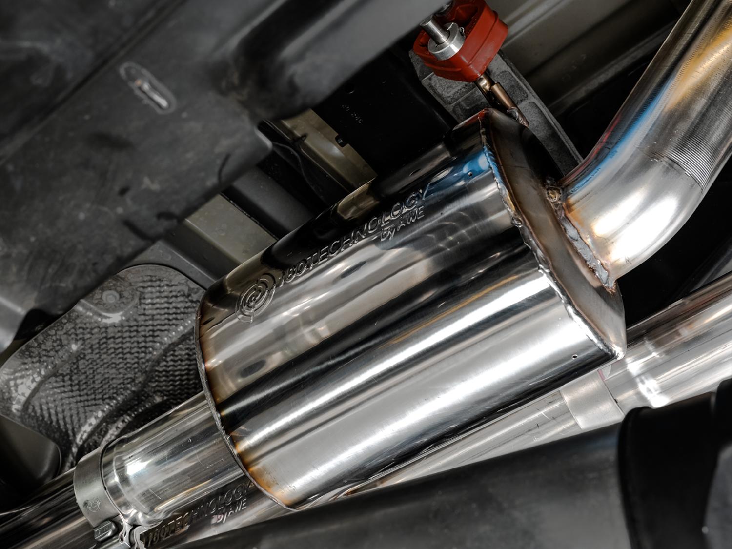 AWE 0FG Catback Exhaust for RAM TRX - Diamond Black Tips - 3015-33005