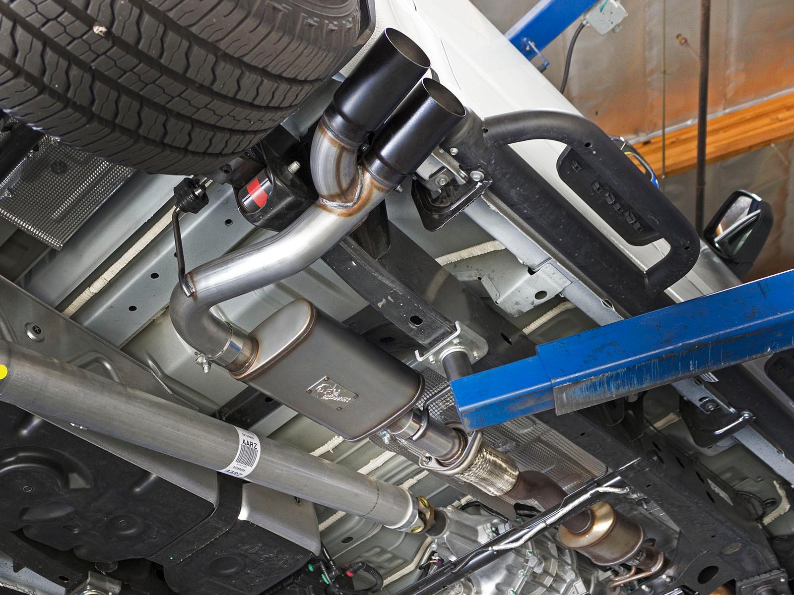 AFE MACH Force-Xp 3 IN 409 Stainless Steel Cat-Back Exhaust System w/ Black Tip (2017-2020 Colorado, Canyon) - 49-44096-B