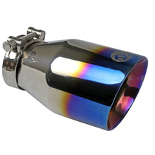 AFE MACH Force-Xp 304 Stainless Steel Clamp-on Exhaust Tip Blue Flame - 49T25404-L071