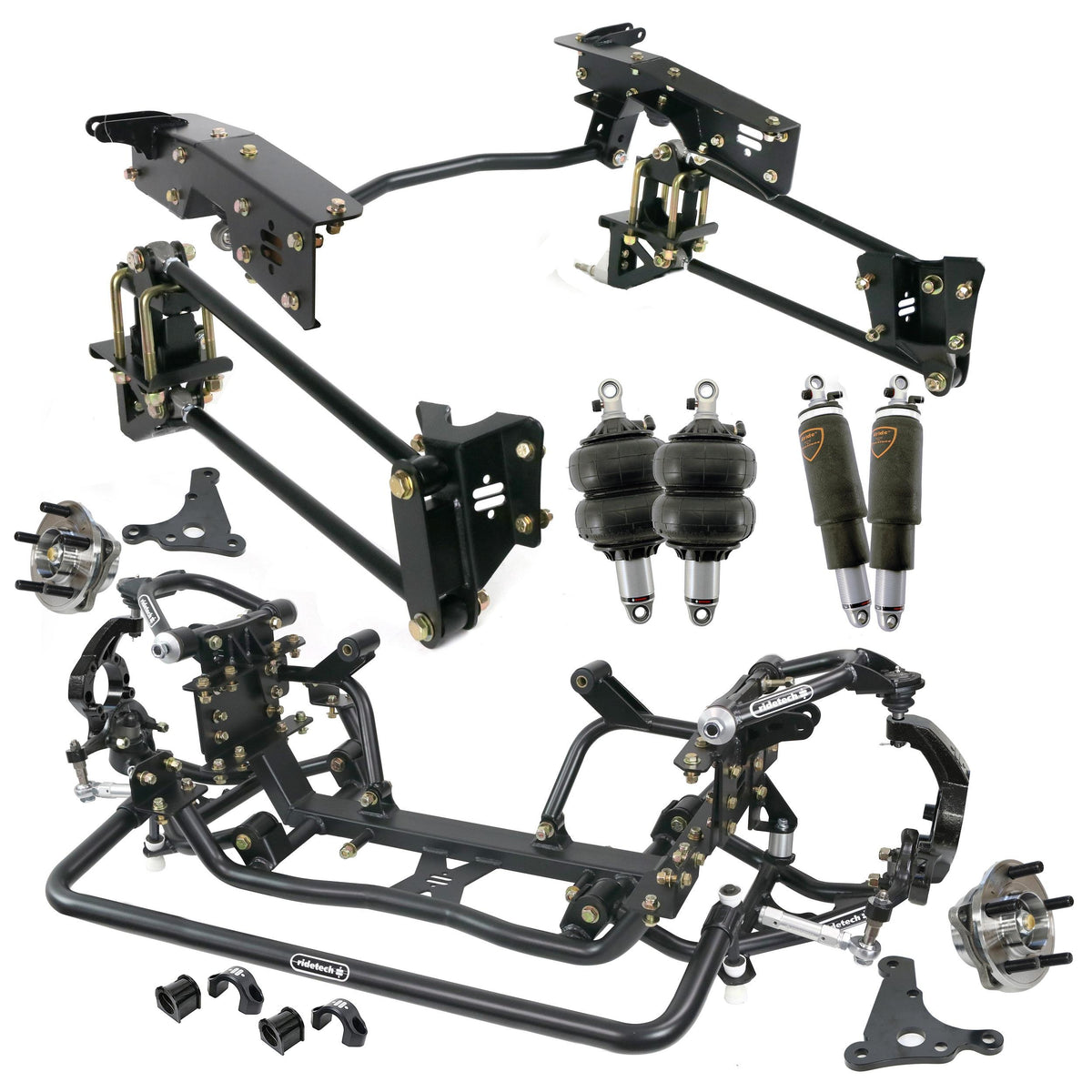 Ridetech HQ Air Suspension System With Hub Spindles For 1973-1979 F-100. - 12330296