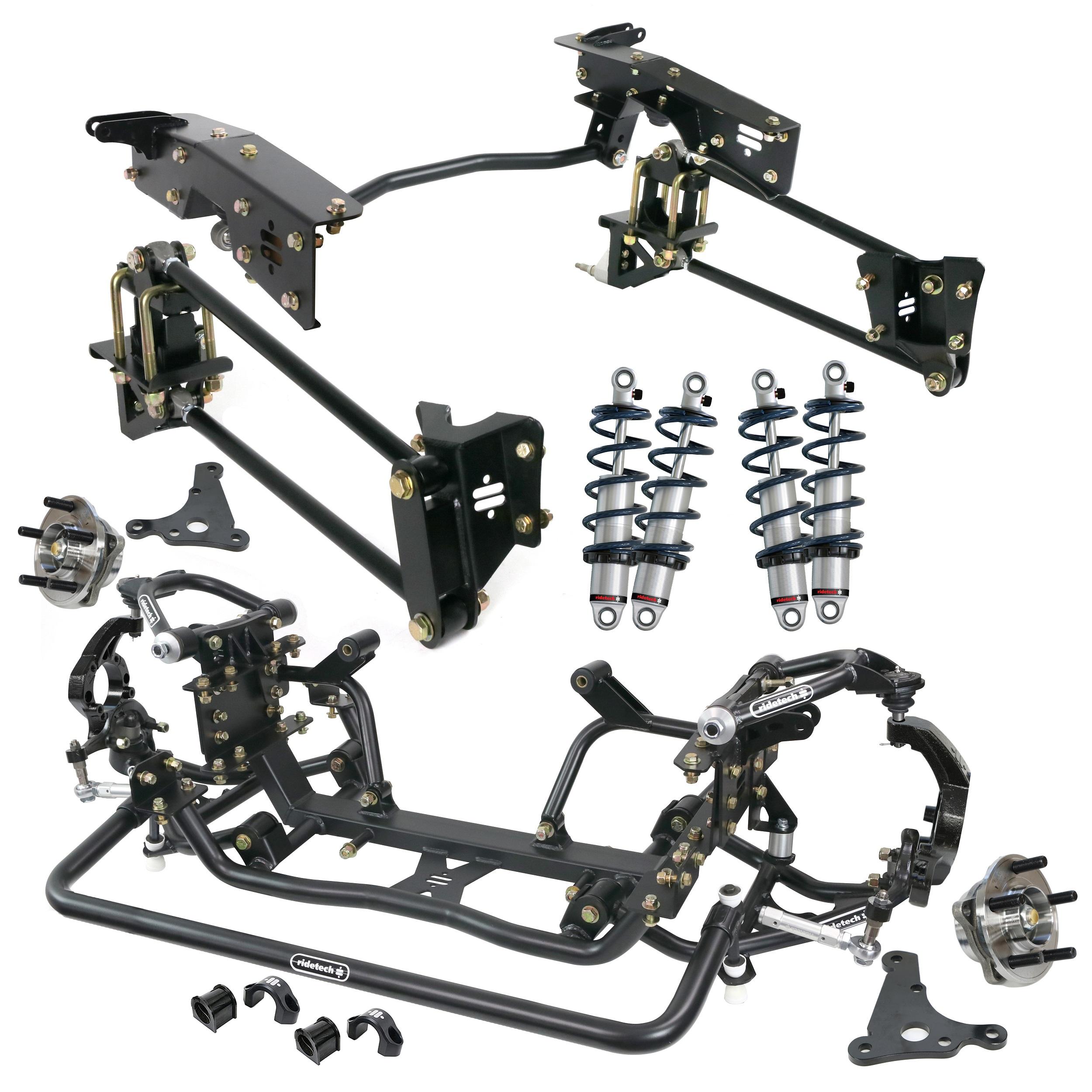 Ridetech HQ Coil-Over System With Hub Spindles For 1973-1979 F-100. - 12330203