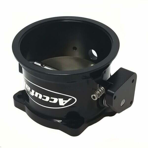 Accufab 105mm V-Band Throttle Body - Black (1986-1993 Mustang 5.0L) - F105VBBK