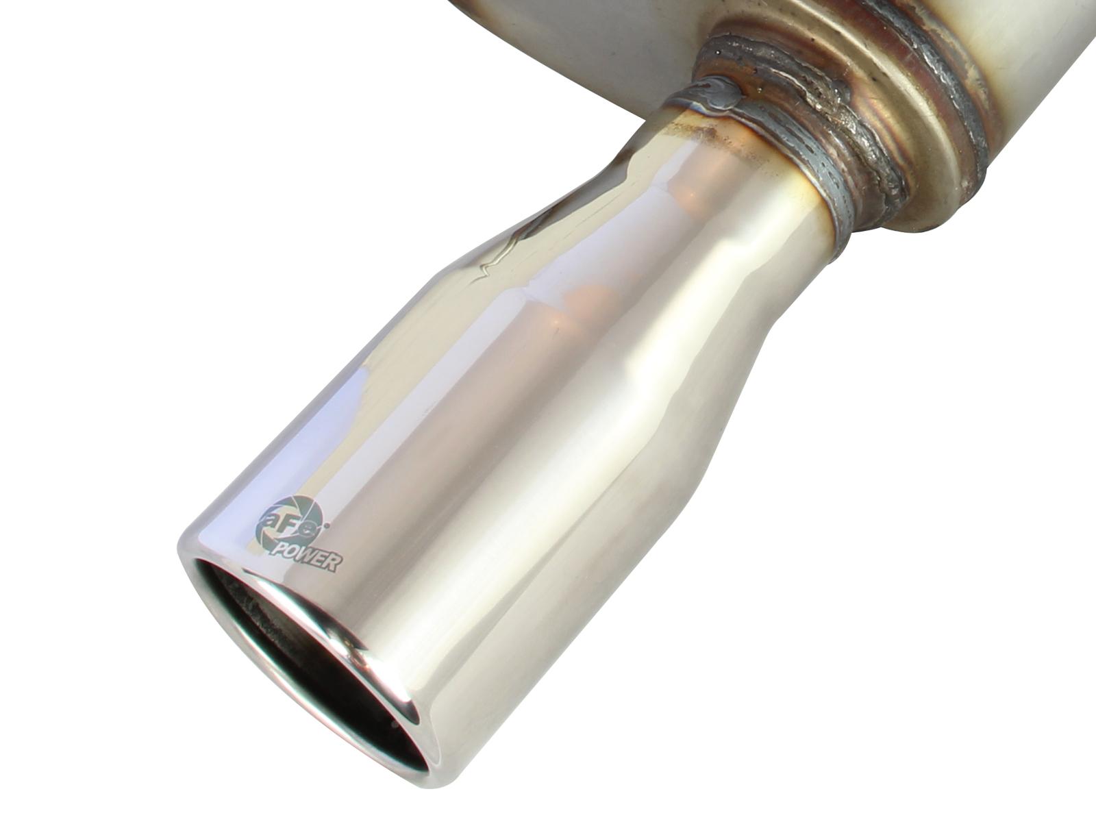 AFE Axle-Back Exhaust System (2005-2009 Ford Mustang V6-4.0L) - 49-43048
