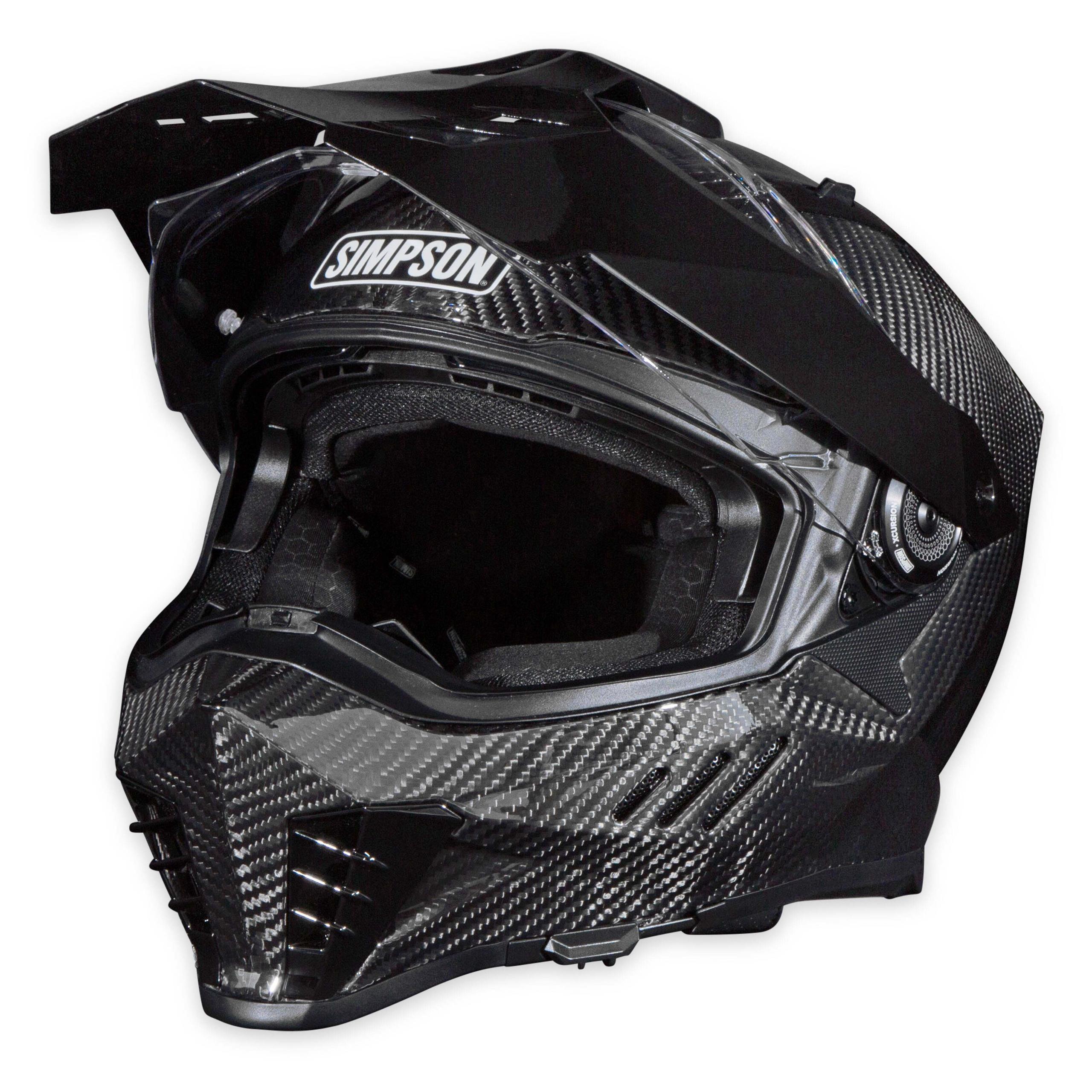 Simpson Racing Motorcycle Xcursion Bandit Helmet - Carbon - XBCSM