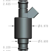 Holley 83 lb/hr Performance Fuel Injector - Individual.  - 522-831